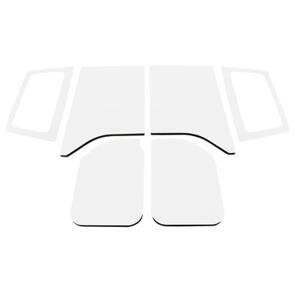 DEI 50287 '11-'18 Wrangler JK 2-Door White Original Finish Complete Headliner Kit 050287