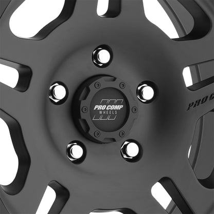 La Paz Satin Black 16x8 5x5 4.5BS Offset 0mm Cap P/N 502932700