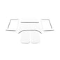 DEI 50292 '11-'18 Wrangler JK 4-Door White Original Finish Complete Headliner Kit 050292