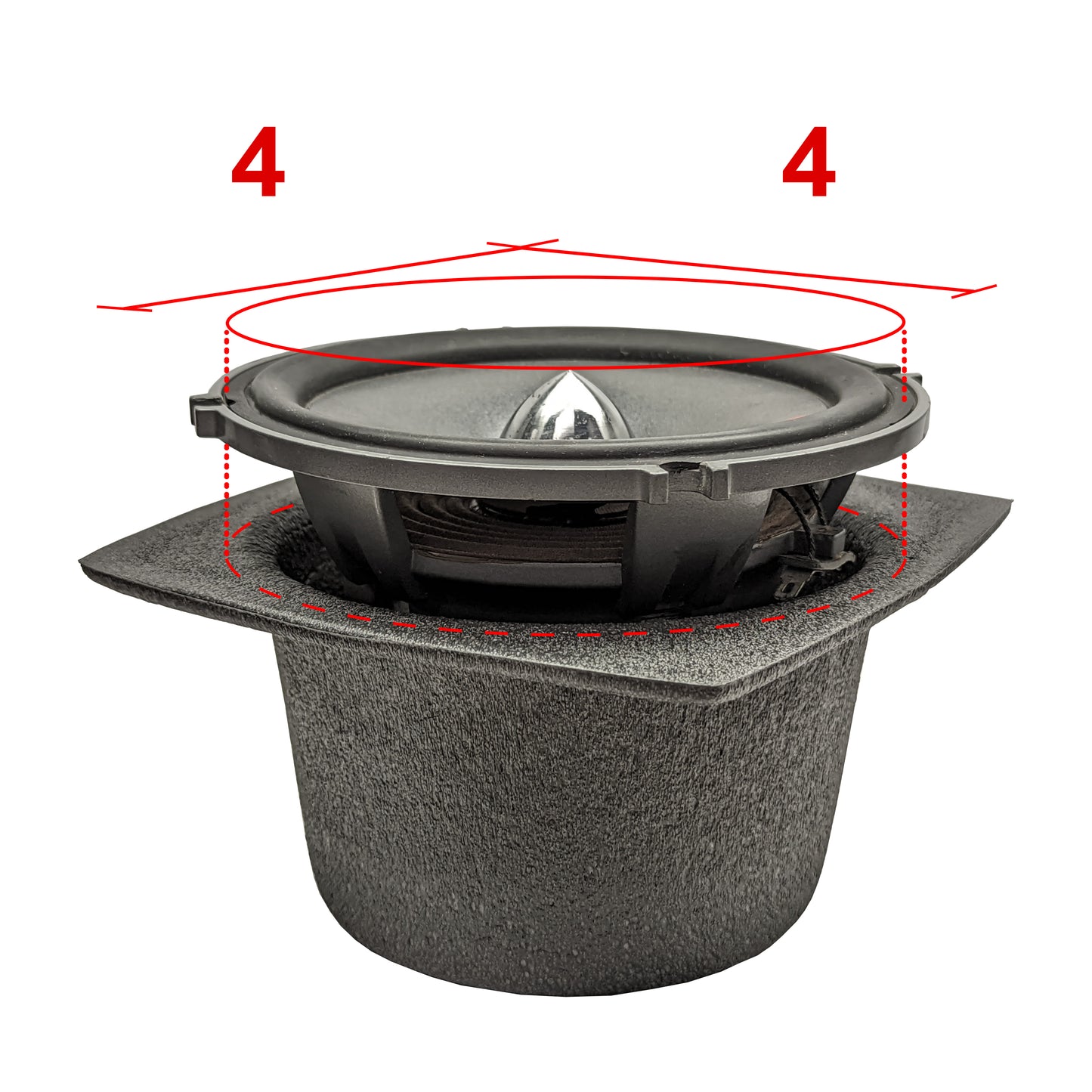 DEI 50311 Speaker Baffles 4" Slim 050311