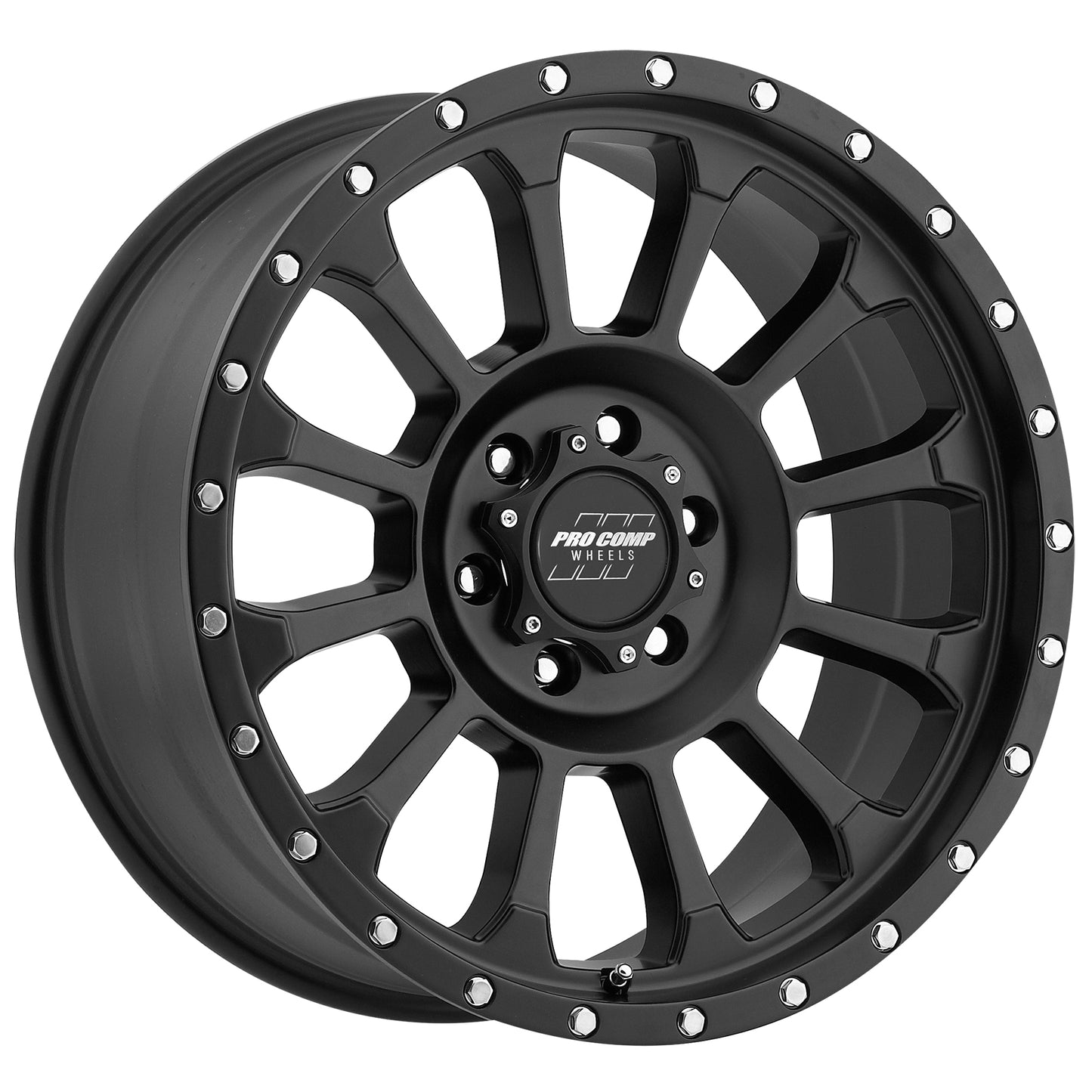 Rockwell Satin Black 20X9 6x5.5 4.5BS Offset 0mm Cap P/N 503434200