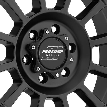 Rockwell Satin Black 17x8.5 6x135 4.75BS Offset 0mm Cap P/N 503442500