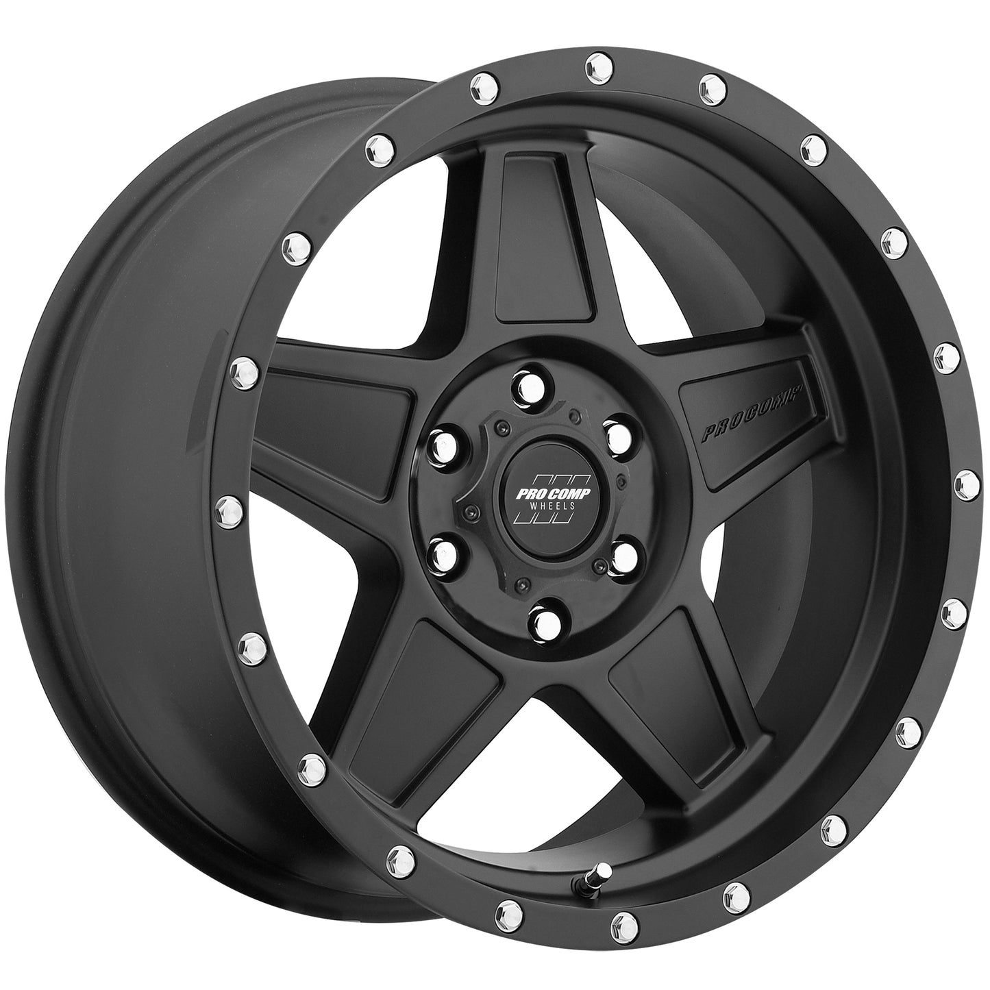 Predator Satin Black 17x8.5 6x5.5 4.75BS Offset 0mm Cap P/N 503434200