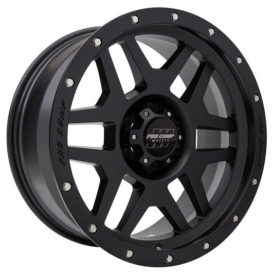 Phaser Satin Black 20x9 6x5.5 4.5BS Offset -12mm Cap P/N 5041635000