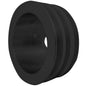 Small Block Chevy Corvette Crankshaft Pulley - V-Belt - '71-82 - Black