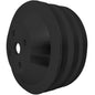 Small Block Chevy Corvette Water Pump Pulley - V-Belt - '71-82 - Black