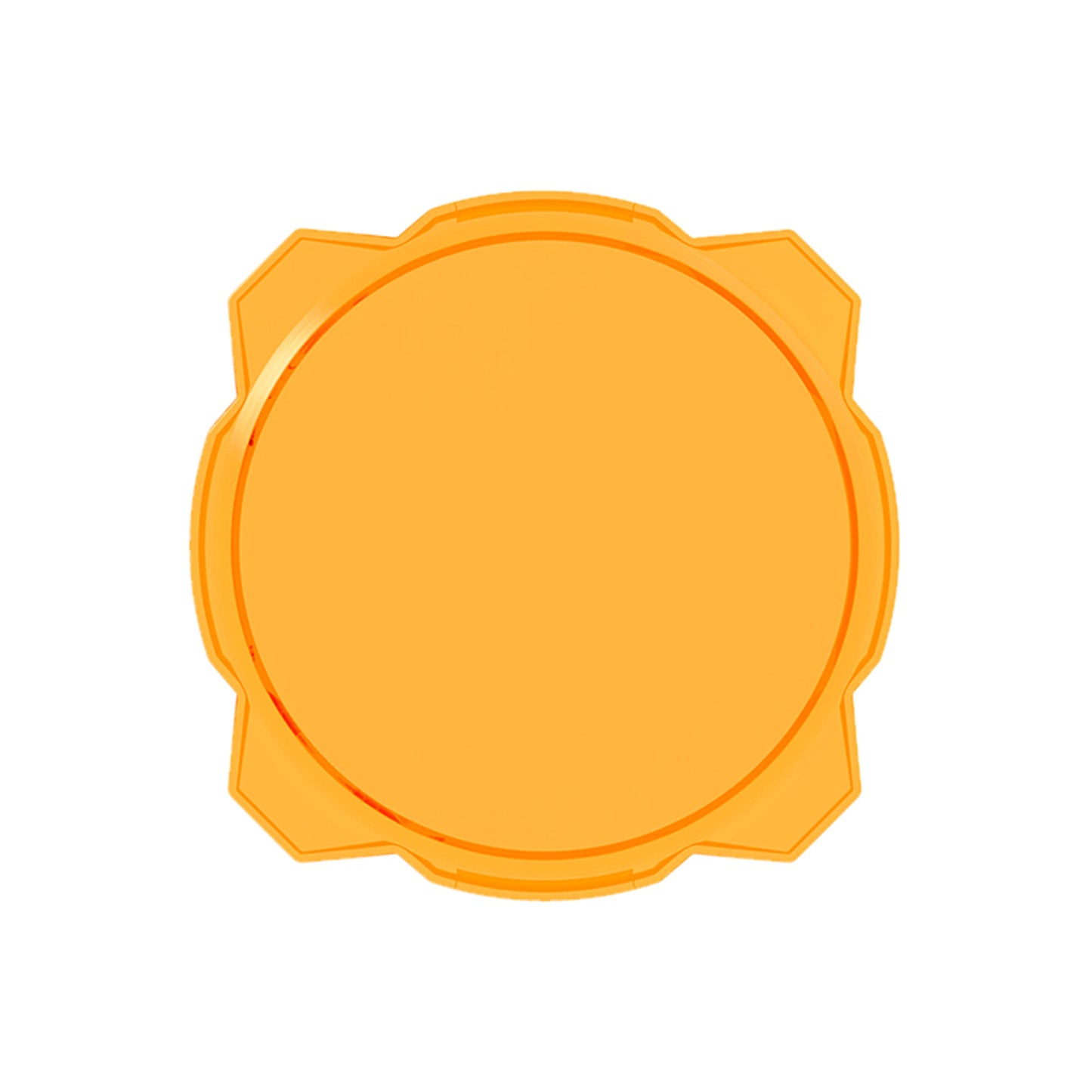 KC Hilites 6 In Pro6 Gravity LED - Light Shield - Amber