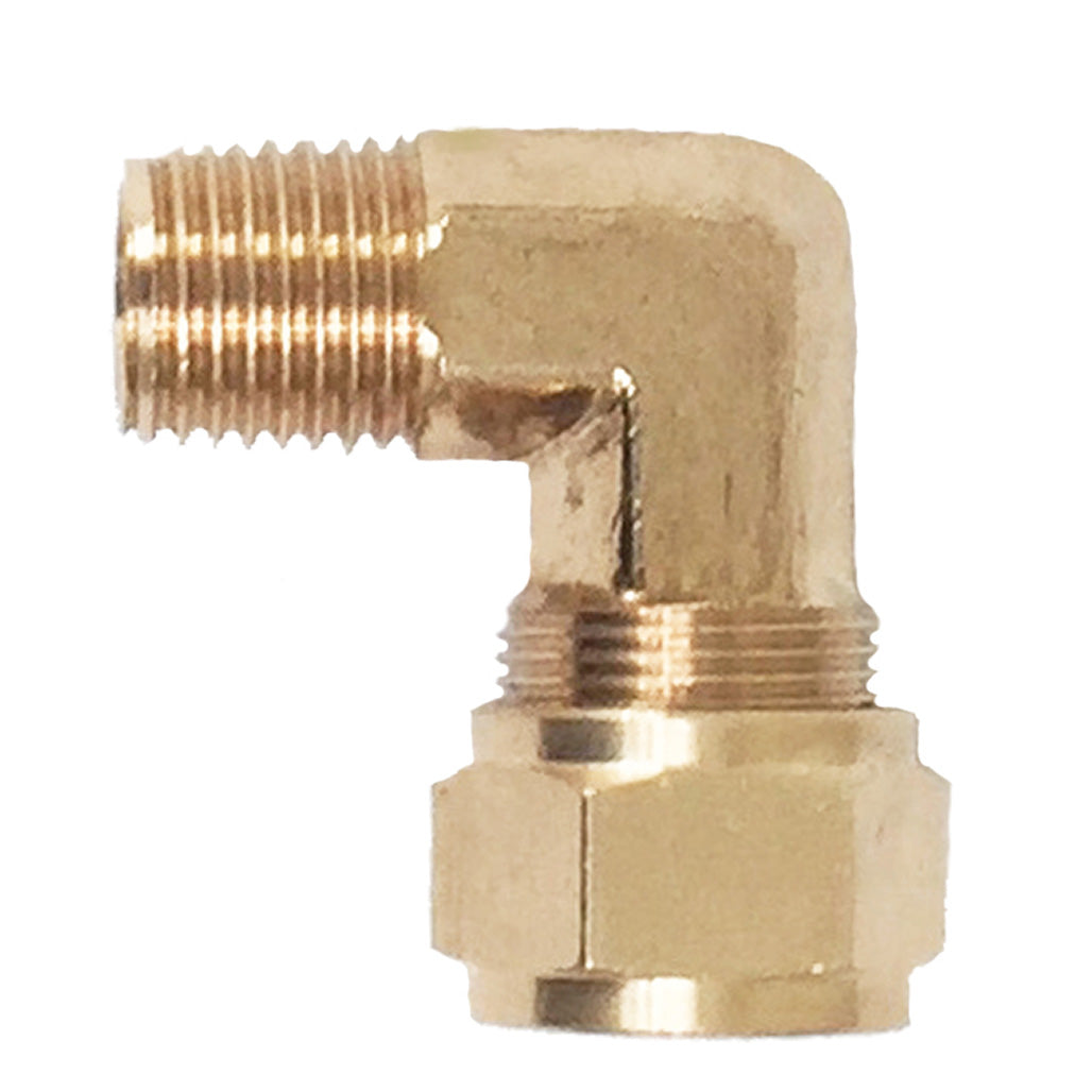 Kleinn Air Horns - 51238L - Elbow Fitting - 3/8 MNPT-1/2 Air Line