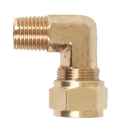 Kleinn Air Horns - 51238L - Elbow Fitting - 3/8 MNPT-1/2 Air Line