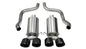Corsa Performance Black Xtreme Axle-Back Exhaust w/Dual Black 3.5in Tips 09-13 Chevrolet