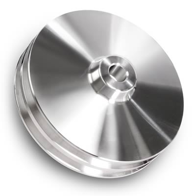 Chevy LWP Power Steering Pulley - Saginaw - 2V - Keyway