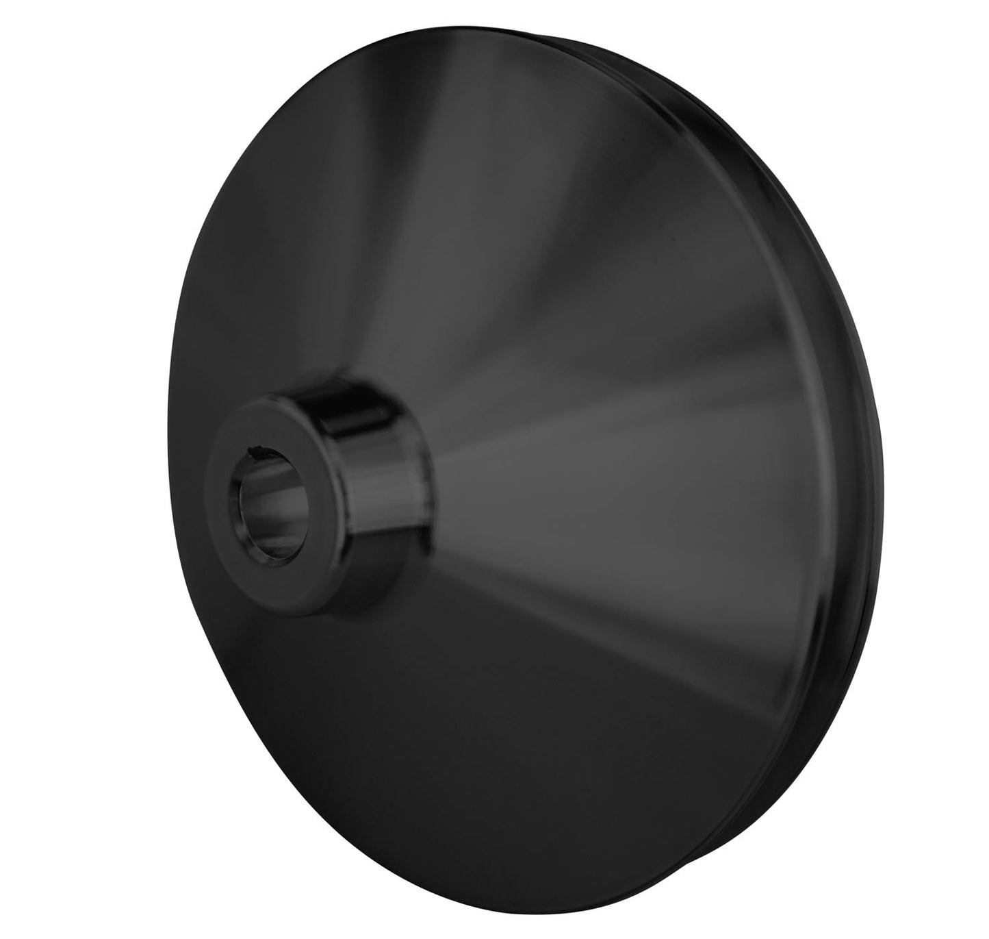 Chevy SWP Power Steering Pulley - Keyway - Black