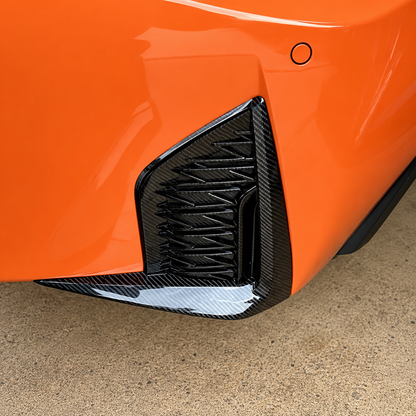 Carbon Fiber Fog Light Lower Bumper Side Trim for Lexus IS300 IS350 IS500