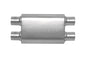 CFT Superflow Dual/Dual Oval Muffler; Stainless