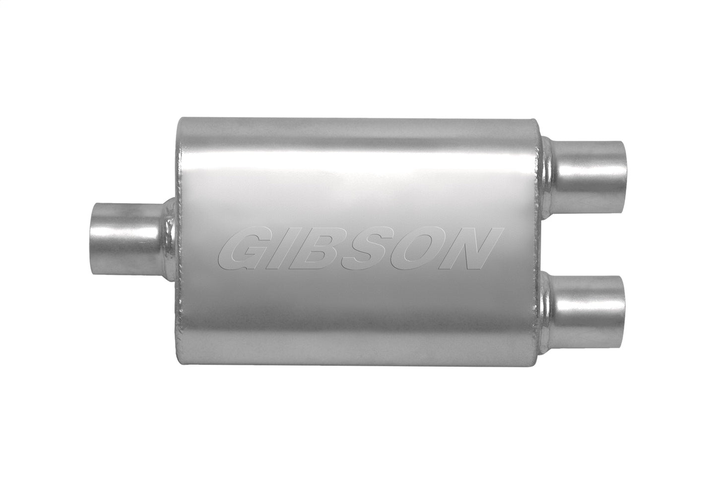 CFT Superflow Center/Dual Oval Muffler; Stainless
