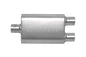CFT Superflow Center/Dual Oval Muffler; Stainless