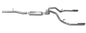 Dual Split Exhaust System