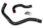 HPS Performance HPS Black Reinforced Silicone Radiator Hose Kit Coolant Acura 90-93 Integra B18 B20