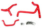HPS Performance HPS Red Reinforced Silicone Radiator Hose Kit Coolant Kawasaki 10-12 KX450F