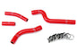 HPS Performance HPS Red Reinforced Silicone Radiator Hose Kit Coolant Yamaha 07-09 YZ250F