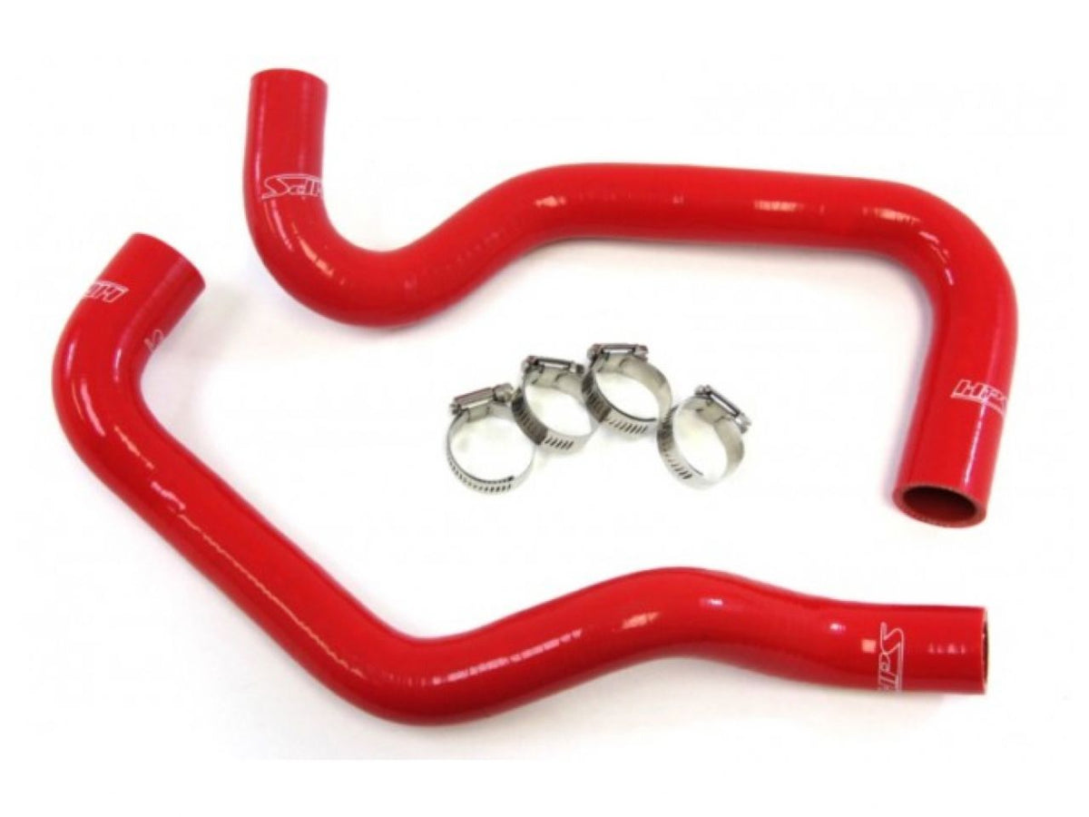 HPS Performance HPS Red Reinforced Silicone Radiator Hose Kit Coolant Ford 11-13 Fiesta 1.6L