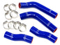 HPS Performance HPS Blue Reinforced Silicone Coolant Hose Kit (4pc set) front radiator Toyota 90-99 MR2 3SGTE Turbo