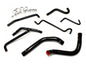HPS Performance HPS Black Reinforced Silicone Radiator and Heater Hose Kit Coolant Ford 11-14 Mustang 3.7L V6