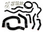 HPS Performance HPS Reinforced Black Silicone Radiator + Heater Hose Kit Coolant Scion 08-14 iQ 1.3L