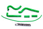HPS Performance Products HPS Green Reinforced Silicone Radiator Hose Kit Coolant Kawasaki 94-02 KX250