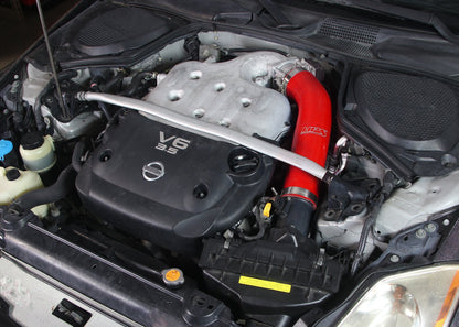HPS Performance HPS Red Reinforced Silicone Post MAF Air Intake Hose Kit Nissan 03-06 350Z 3.5L V6