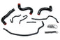 HPS Performance HPS Black Reinforced Silicone Radiator Hose Kit Coolant Toyota 09-13 Corolla 1.8L