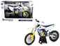 Husqvarna FC450 White and Blue 1/12 Diecast Motorcycle Model by New Ray  free shipping USA