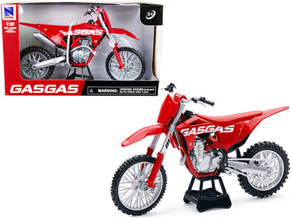 GasGas MC 450F Bike Motorcycle Red 1/12 Diecast Model by New Ray  free shipping USA