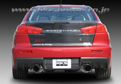 HKS Hi-Power Catback Exhaust - Mitsubishi Lancer Evolution 2008 2010-2015