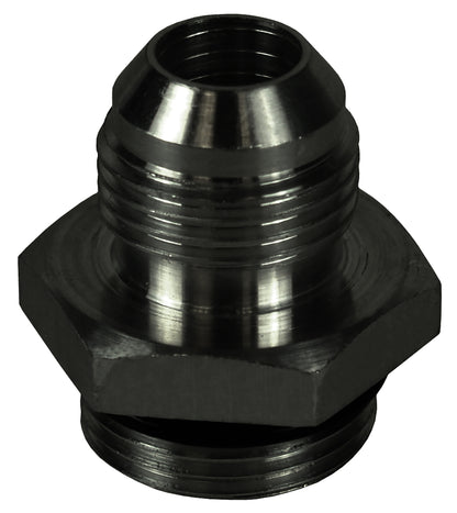Aluminum Cooler/Adapter Fitting -8AN X 5/8"-18 O-ring Bright Anodized