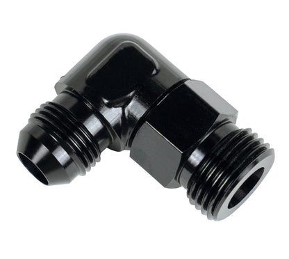Aluminum Swivel Fitting 90° 7/8-14 UNF X -8AN Male