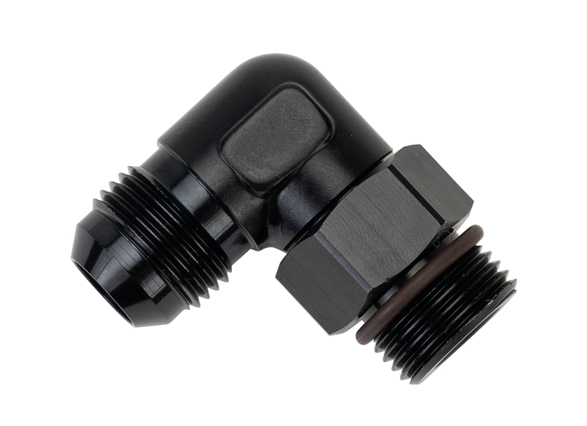 Aluminum Swivel Fitting 90° 7/8-14 UNF X -10AN Male