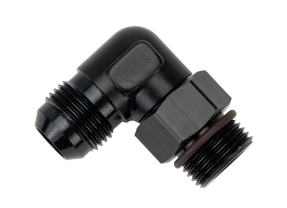 Aluminum Swivel Fitting 90° 7/8-14 UNF X -10AN Male