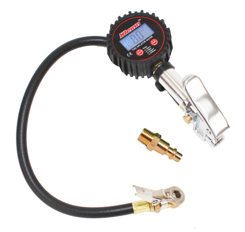 Kleinn Air Horns - 59830 - Tire Inflator With Gauge
