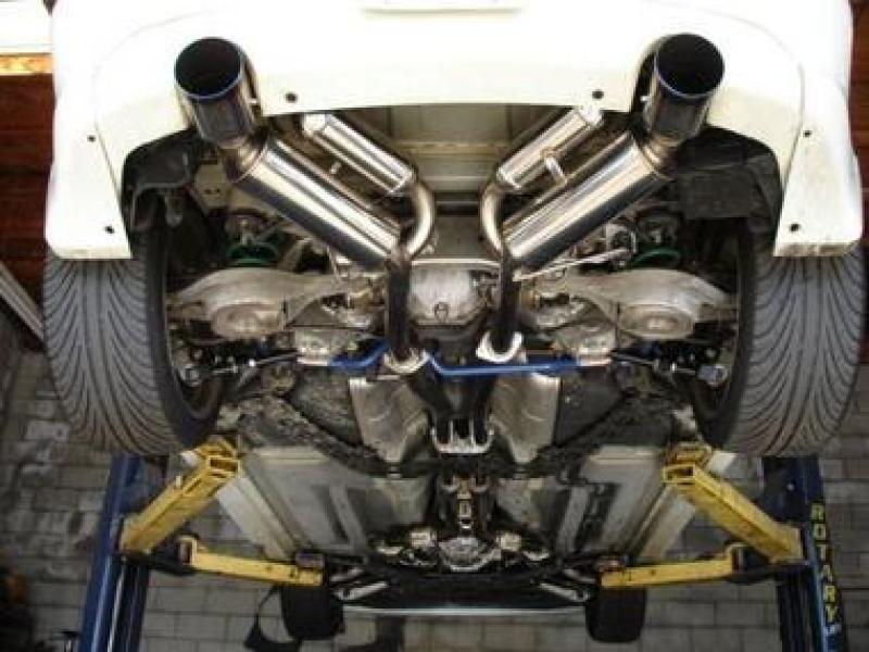 HKS Full Dual Muffler G35 Coupe