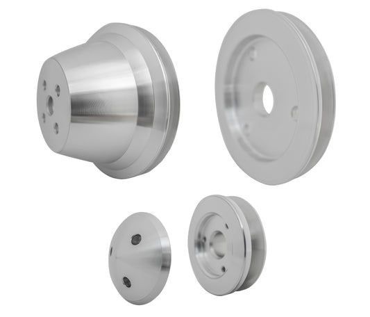 Small Block Chevy Pulley Kit - V-Belt - SWP - 1V