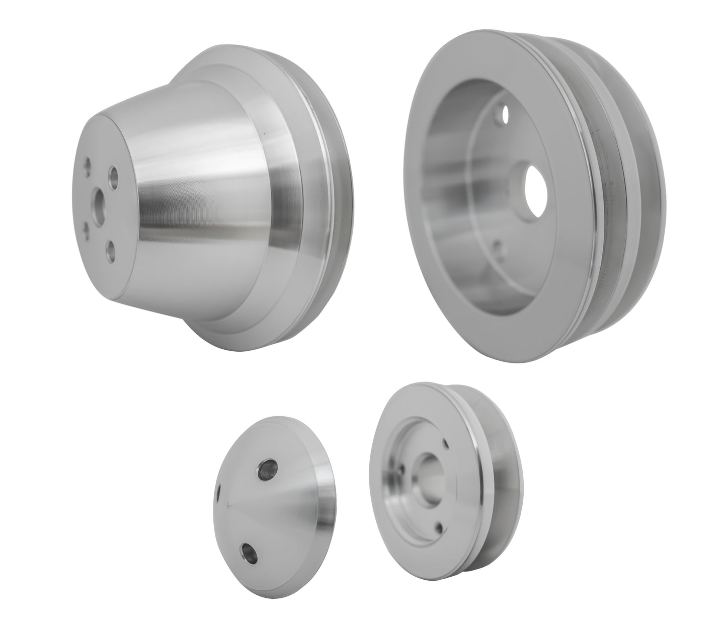 Small Block Chevy Pulley Kit - V-Belt - SWP - 2V
