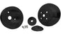 Small Block Chevy Pulley Kit - V-Belt - LWP - Black