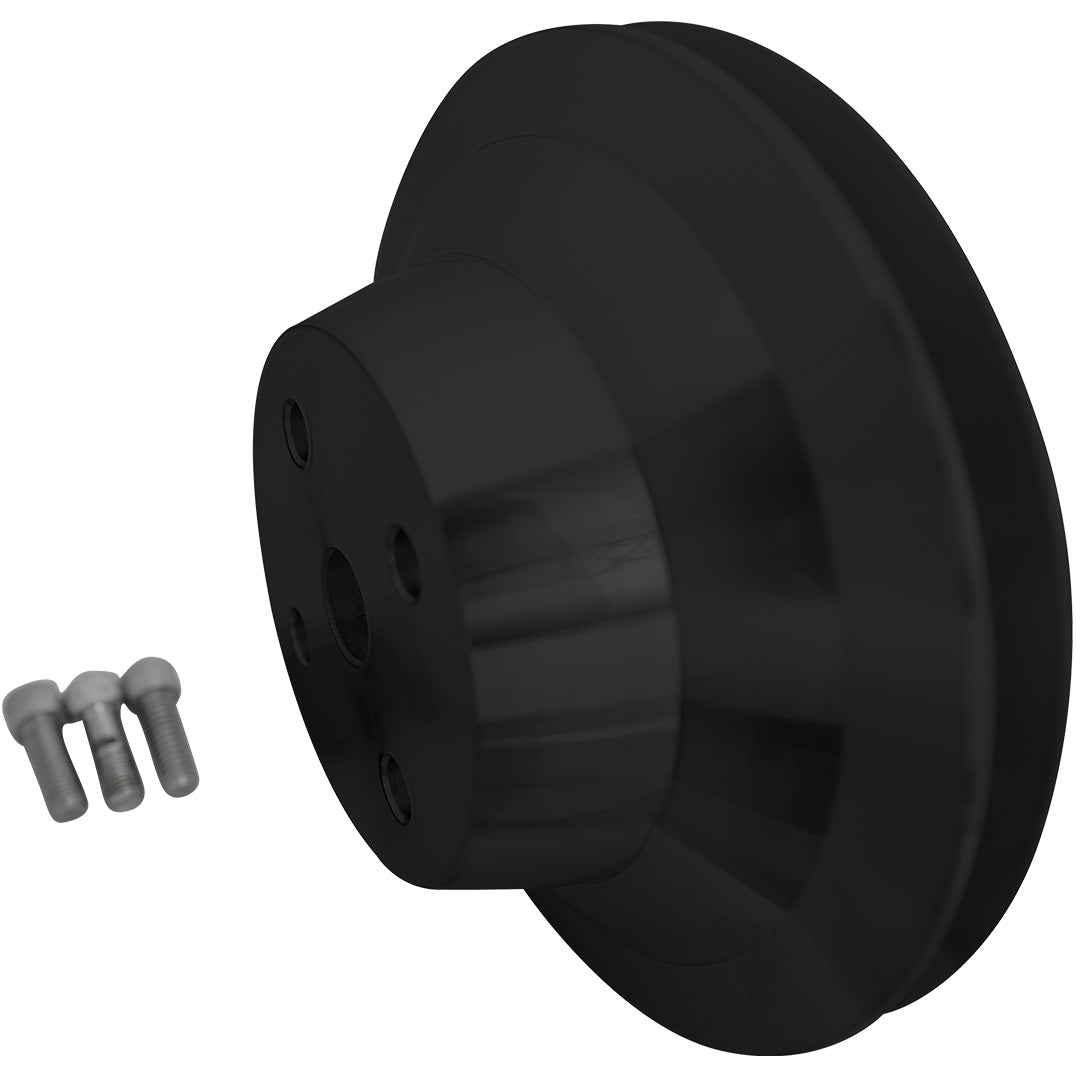 Small Block Chevy Water Pump Pulley - LWP - 1V - Black