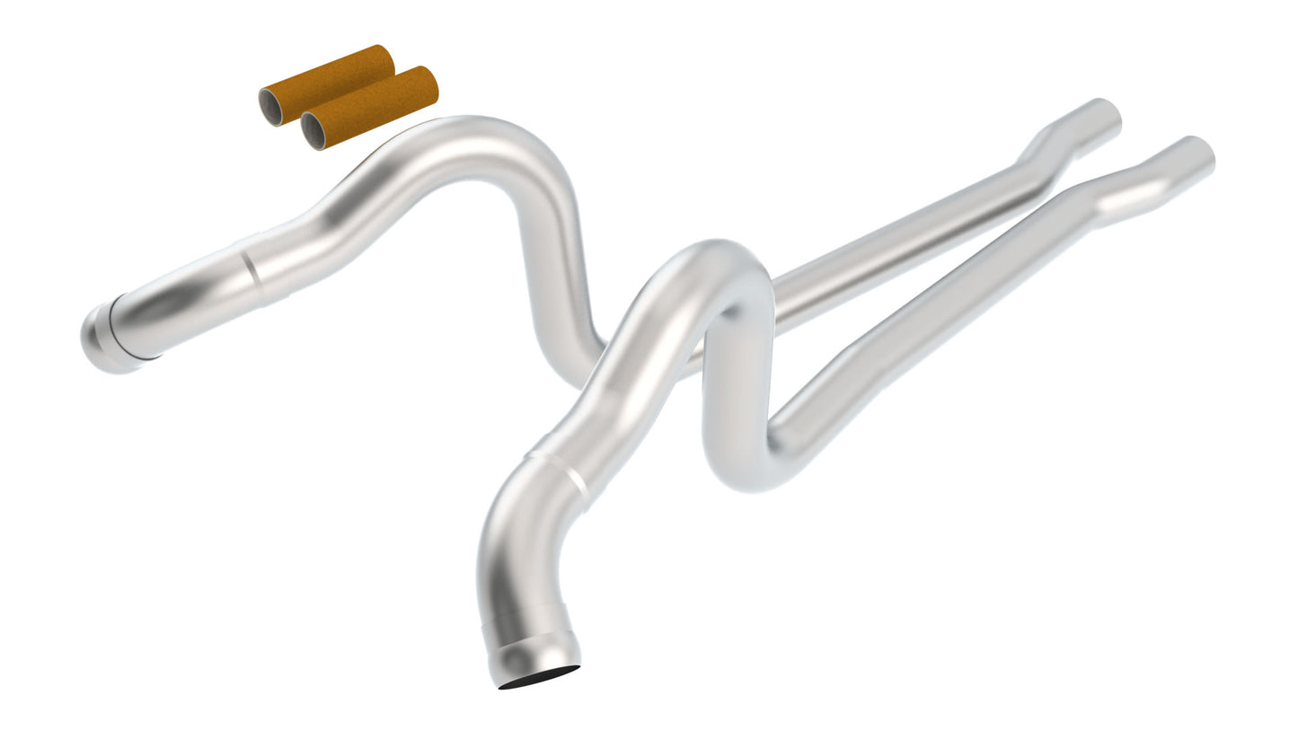 2011-2014 Ford Mustang GT/ Shelby Mustang GT500 Over Axle Mid-Pipes