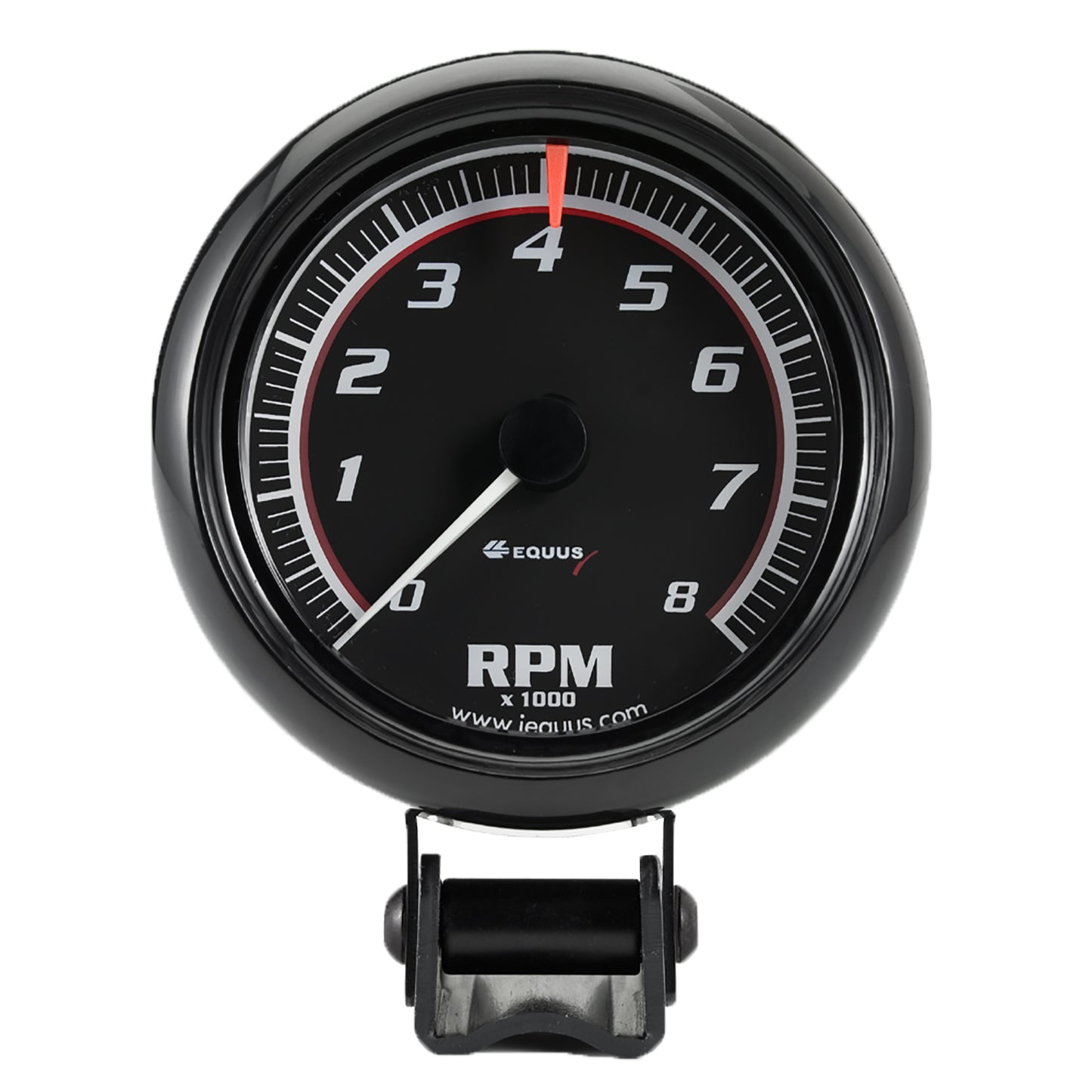 2-1/2 In. Mini Black Tachometer