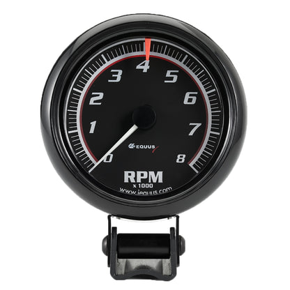 2-1/2 In. Mini Black Tachometer