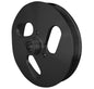 Chevy Serpentine Power Steering Pulley - Press Fit - Black
