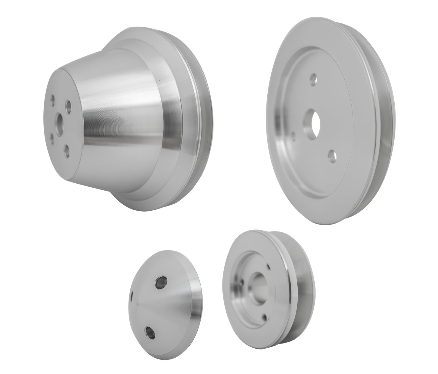 Small Block Chevy High Flow Pulley Kit - SWP - 1V