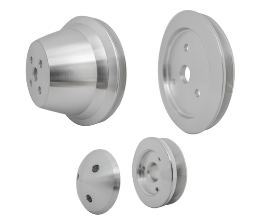 Small Block Chevy High Flow Pulley Kit - SWP - 1V